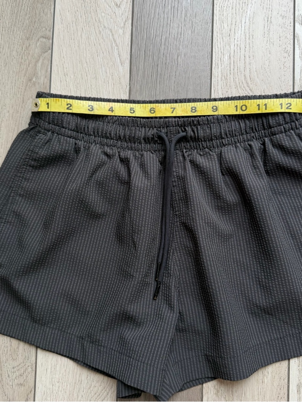 Abercrombie & Fitch Black Waffle-Knit Athletic Shorts XS - Picture 4 of 5